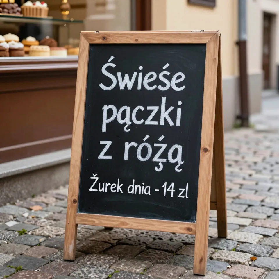 Z-Image Turbo lokalnie - napis po polsku